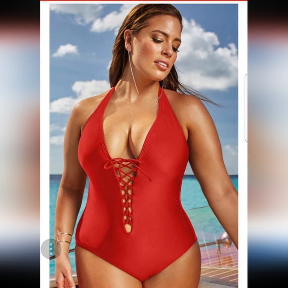 NWTs Ashley Graham x Swimsuits For All Secret Agent Siren - Picture 2 of 5